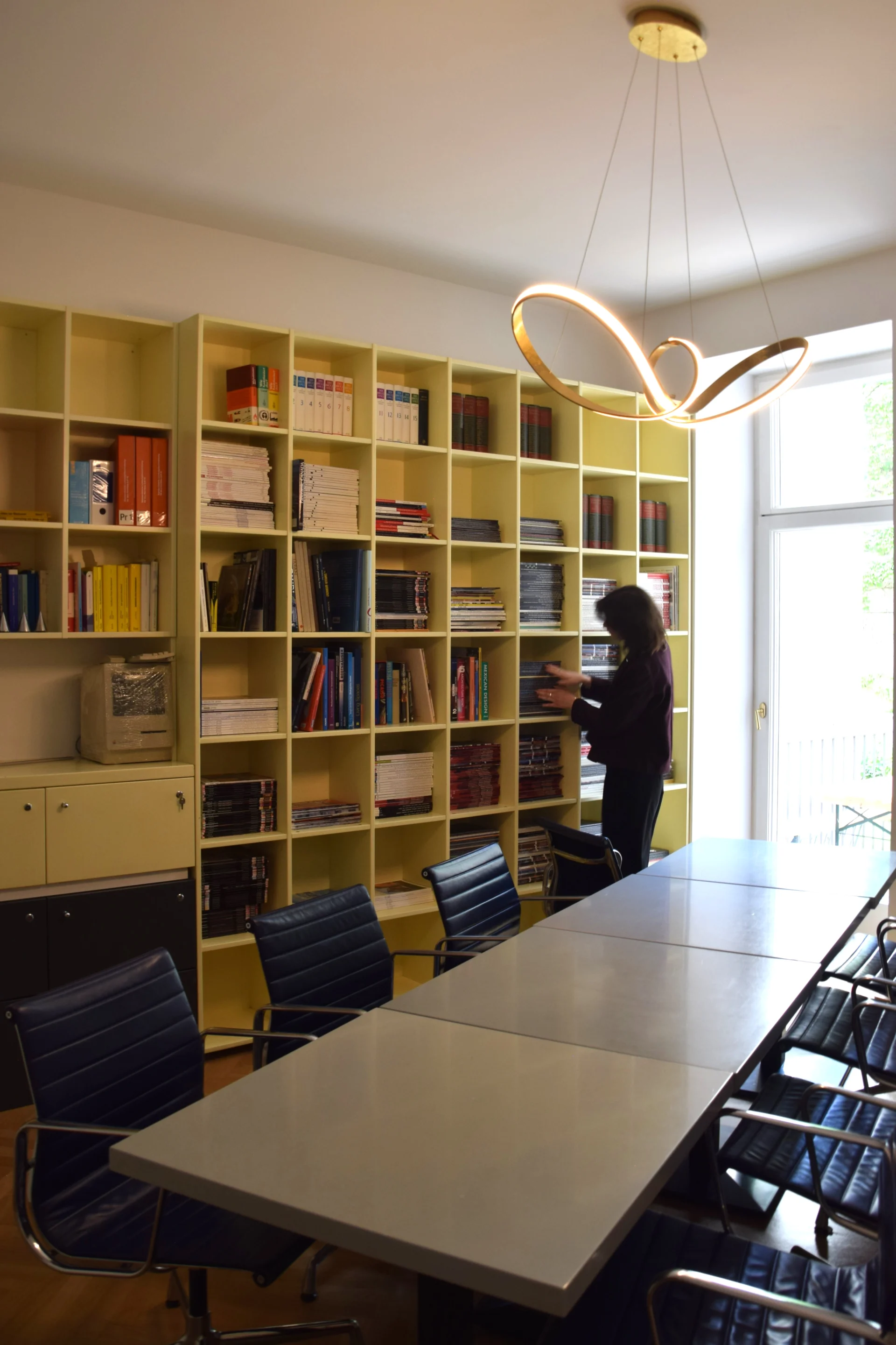 Arbeitsplatz mit Planunterlagen