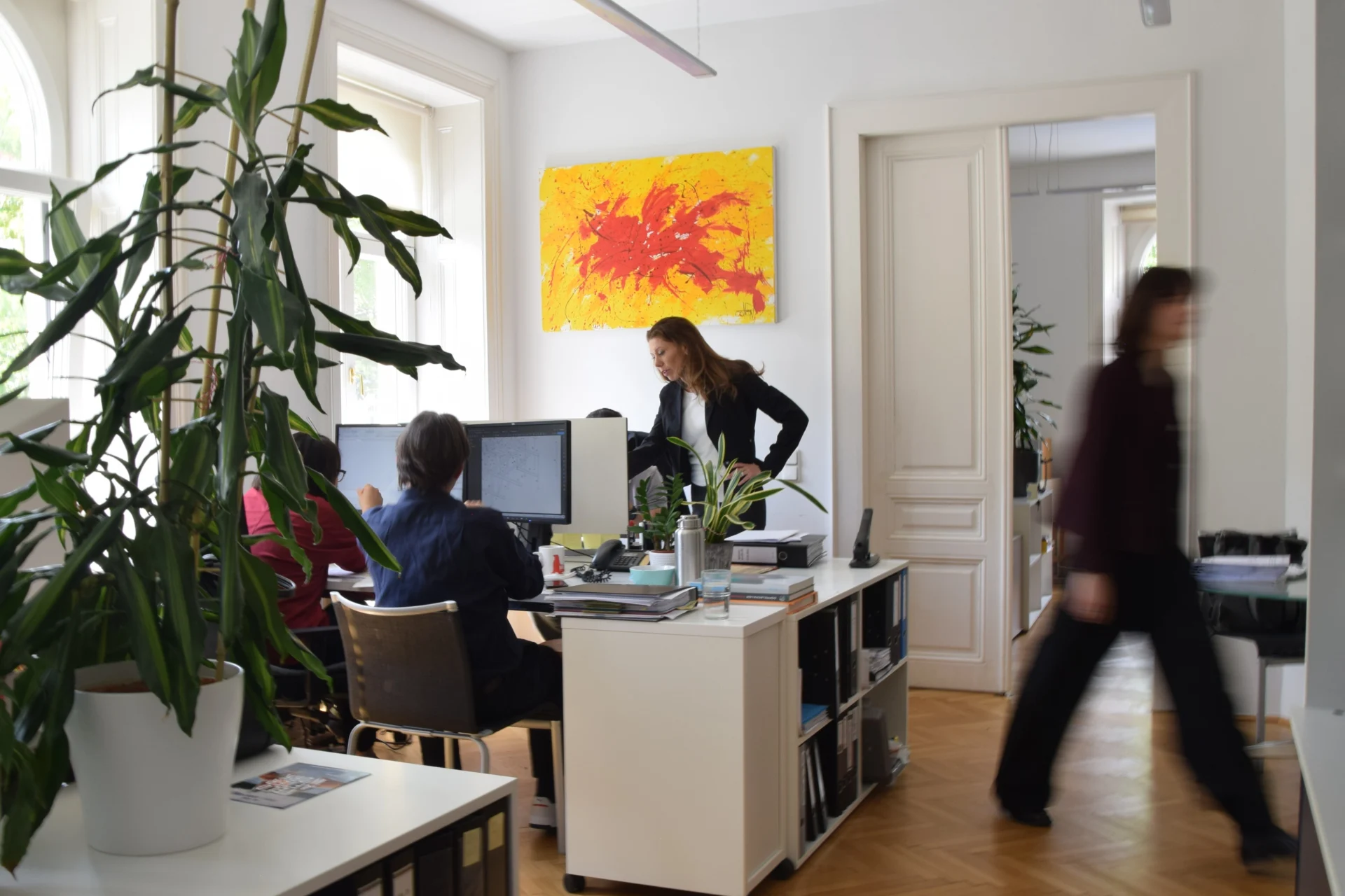 Material- und Mustersammlung im Büro